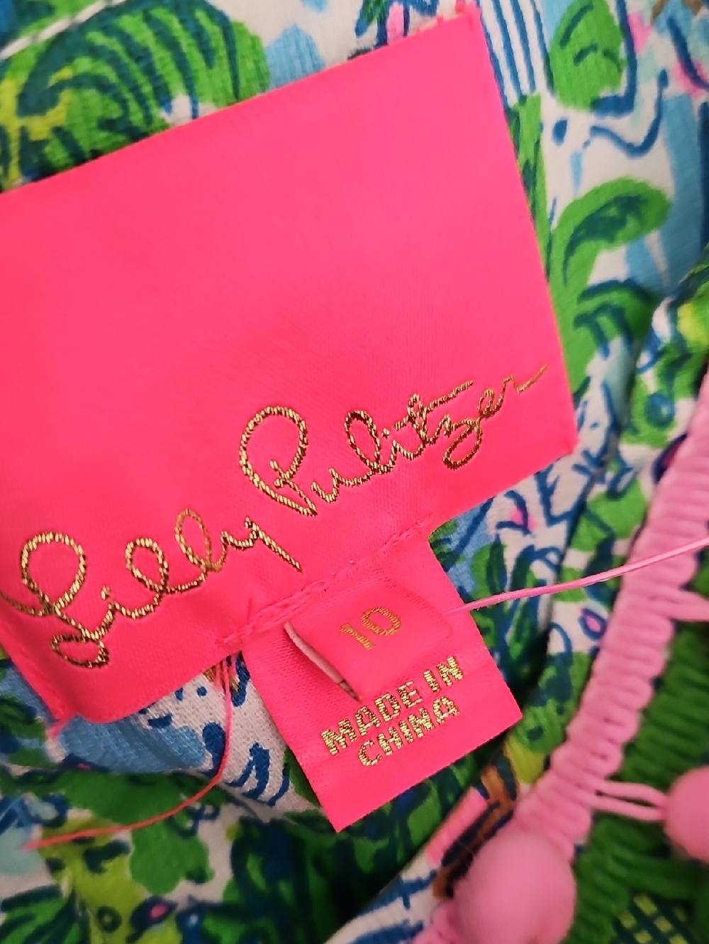 Lilly Pulitzer Womens Tropical Tank Dress in Green, Blue & Pink. NWT as Well - Picture 3 of 9